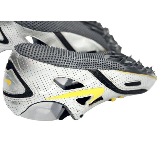 Nike Livestrong Mens Shoes Size 12 Silver Yellow Black Track Field Sprint Spikes - Picture 12 of 16